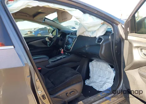 2019 Nissan Murano Sv z USA, uszkodzony, nr VIN 5N1AZ2MJ0KN106216